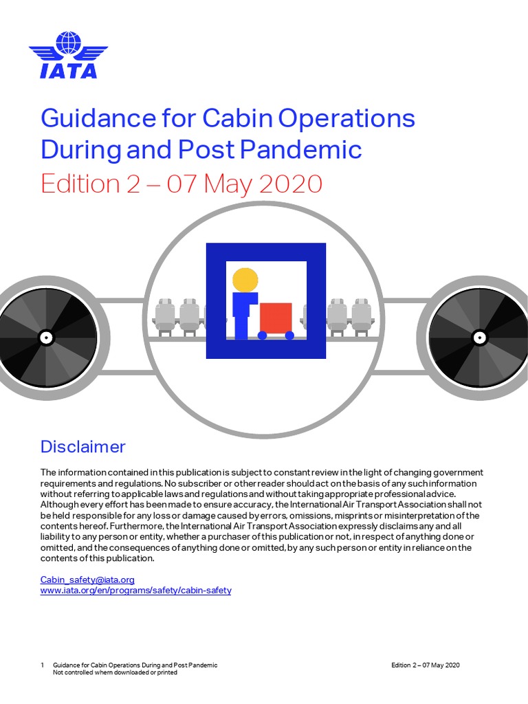Iata Cabin Operations Safety Best Practices Guide Ed6 – ILTXST