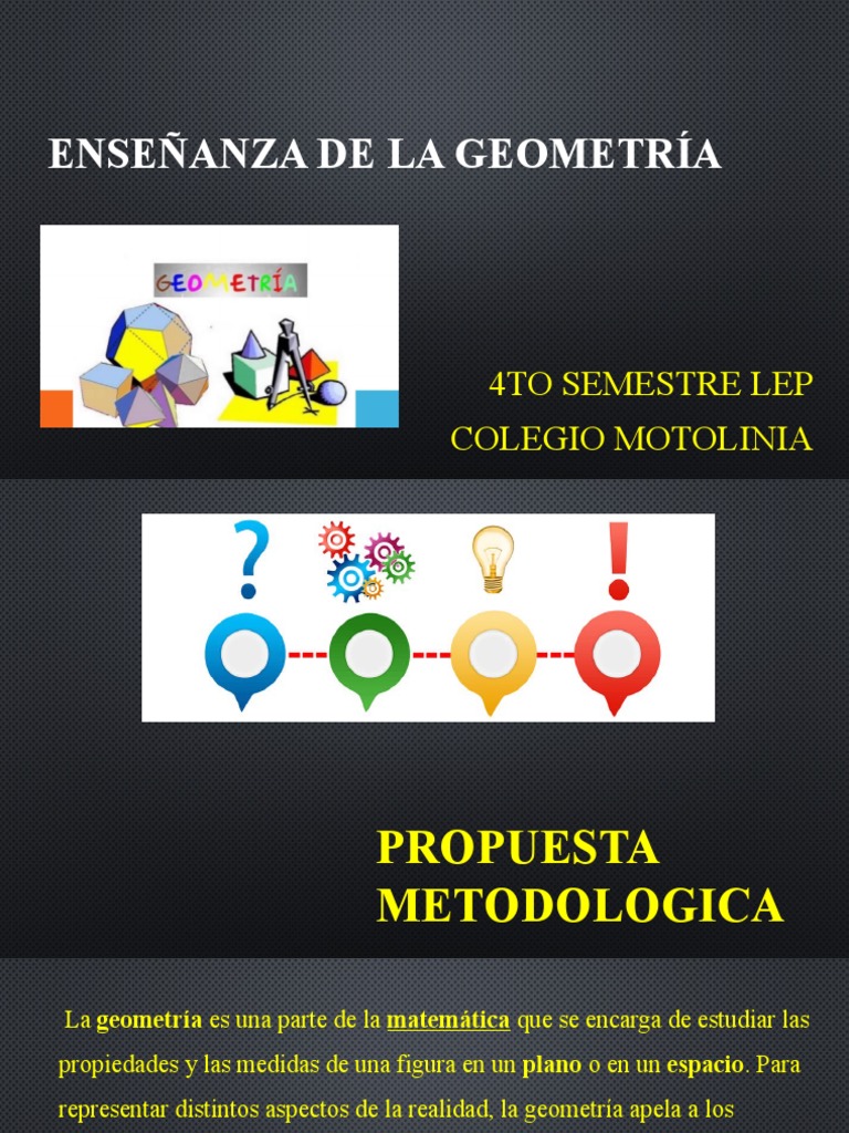 Enseñanza De La Geometría En La Escuela Primaria – THMORC