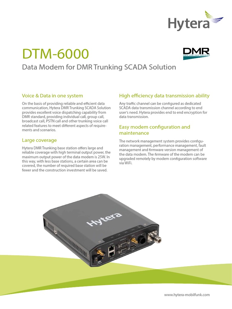 90DTM6000 TD ENG v01 PDF | PDF | Modem | Transmitter