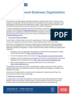 Phase II: General Business/Organization Guidelines