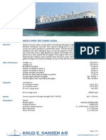 PARTLY OPEN TOP CONRO VESSEL SPECIFICATIONS
