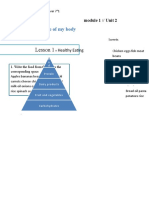 Activity Inglish Pyramid Food