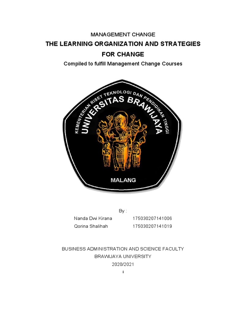 Learning Organization Change Strategies | PDF | Competence (Human ...