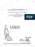 Vax Rapide XL High Traffic V-027HT User Manual