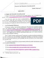 Objeto y Significación Del Derecho Constitucional PDF