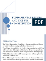 Fundamental Rights and The U.K Constitution