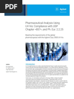 Agilent UV-Vis Compliance With USP