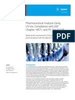 Agilent UV-Vis Compliance With USP