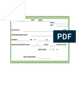 Planilla de Excel de Formato de Pagare