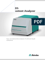 Nirs Xds Rapidcontent Analyzer: Fast, Non-Destructive Analyses of Solid and Liquid Substances