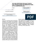 Desarrollo de Una Protesis de Bajo Costo PDF