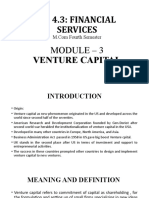 HC 4.3: Financial Services Venture Capital: Module - 3