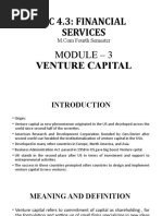 HC 4.3: Financial Services Venture Capital: Module - 3