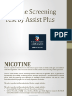 Nicotine Screening Test by Assist Plus