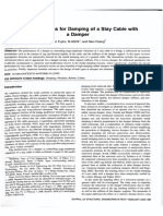 07 - Fujino - Hoang - 2008 - Design Formulas For Damping of A Stay Cable With A Damper PDF