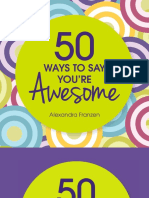 50 Ways To Say You're Awesome, Franzen PDF