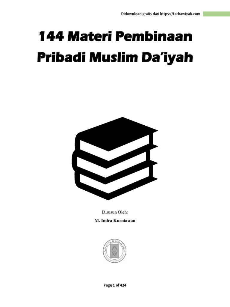144 Materi Pembinaan Pribadi Muslim Daiyah Pdf Pdf