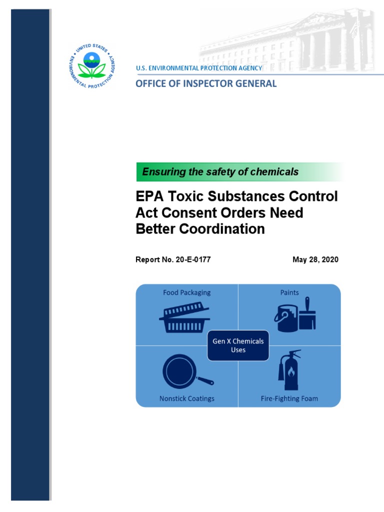 EPA Toxic Substances Control Act Consent Orders Need Better