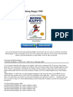 Download: Being Happy! PDF Free