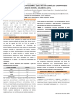 Analise Da Composição Fitoquímica de Extratos Etanólico e Aquoso Das Folhas de Annona Squamosa (Ata)