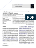 Semântica e Fonologia - Efeito Dos Hemisférios