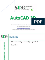 AutoCAD 2D Hatch and Gradient Tutorial