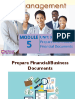 Prepare and Process Financial Docs