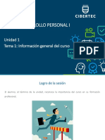 PPT Unidad 01 Tema 01 2020 01 Desarrollo Personal I (2241) PDF