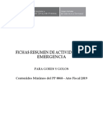 RESUMEN GORES GOLOS PP - 0068 - Fichas - Resumen - de - Actividades - de - Emergencia