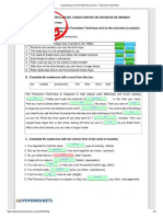 Organising Your Time Listening Exercise - Interactive Worksheet