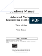 Solutions Manual: Advanced Modern Engineering Mathematics