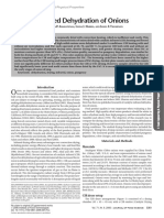 Catalytic Infrared Dehydration of Onions: E: Food Engineering and Physical Properties