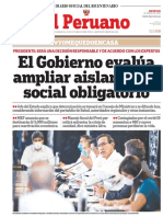 El Gobierno Evalúa Ampliar Aislamiento Social Obligatorio: #Yomequedoencasa