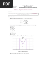 Tutorial 8 - Properties of Fourier Transforms (Exercises)