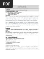 SCILAB FAMILIARIZATION