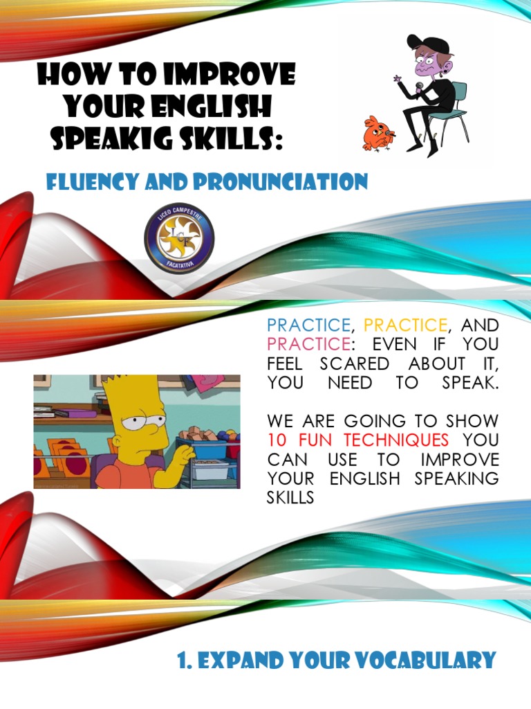 Improve Your English Speaking Skills | PDF