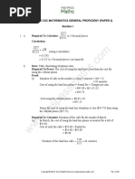 01.CSEC Maths JANUARY 2005. Solutions PDF