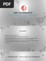 Debit Governance - a questão da ingerência dos credores
