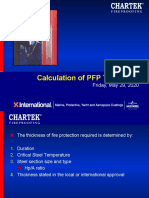 7.3 Calculation of PFP Thickness