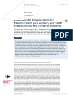 Cardiovascular Considerations For Patients, Health Care Workers, and Health Systems During The COVID-19 Pandemic