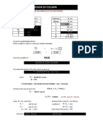 Design of Column: Exterior Columns (1St To 4Th Floor)