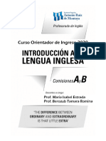 Prof Ingles Ingreso2020 Introduccion Lengua Inglesa