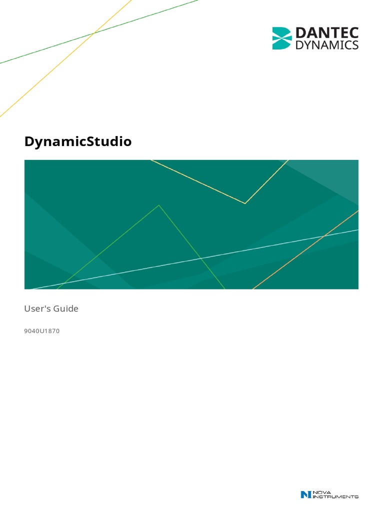 DynamicStudio Users Guide 6.8 PDF | PDF | Voxel | 3 D Computer