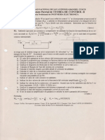 3er. Exámen Parcial de TEORÍA DA CO1YIROL II: Uniyersidad Nacional de San Antonio Abad Del Cusco