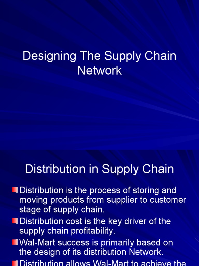 Optimizing Supply Chain Distribution Networks | PDF