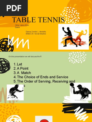 tabLE TENNIS