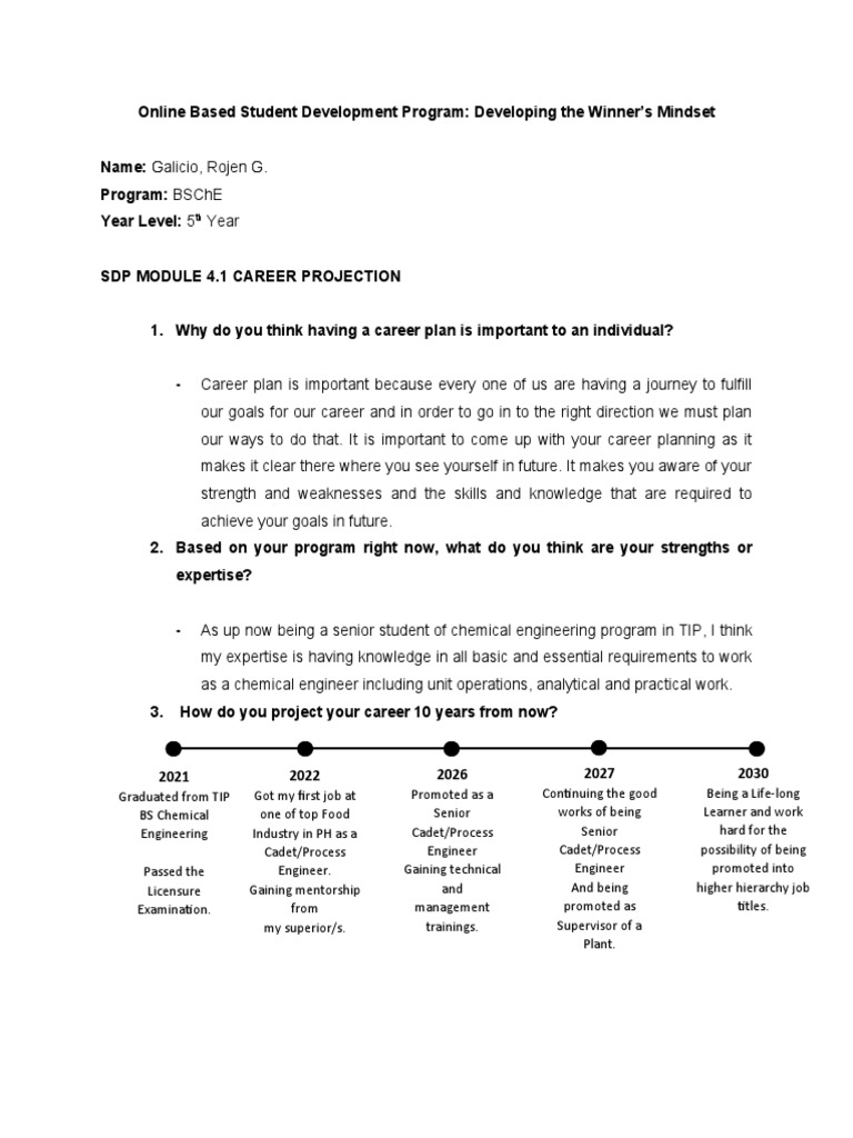 Student Career Development Guide | PDF | Recruitment | Attitude ...
