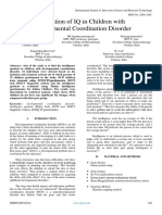 Evaluation of IQ in Children With Developmental Coordination Disorder