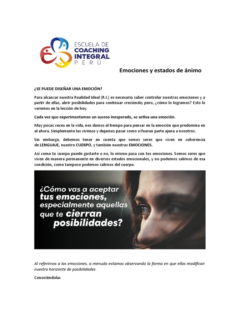 Emociones y Estados de Ánimo | PDF | Perdón | Estado de ánimo (psicología)