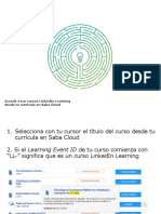 Accede A Tus Cursos LinkedIn Learning Desde Tu Currícula en Saba Cloud